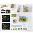 Kép 3/3 - Kreatív alkotó készlet gyerekeknek 48 részes Art Adventure zöld