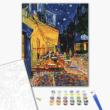 Kép 2/5 - Brushme számfestő készlet Van Gogh Éjszakai Kávézó 40 × 50 cm feszített vászon