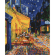 Kép 1/5 - Brushme számfestő készlet Van Gogh Éjszakai Kávézó 40 × 50 cm feszített vászon