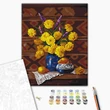Kép 2/5 - Számfestő, számozott kifestő Nektárcsokor 40 × 50 cm feszített vászon