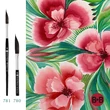 Kép 3/3 - Borciani kard ecset No 780 szintetikus mókusszőr utánzat dagger pinstriping m:10