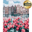 Kép 1/4 - Számfestő, számozott kifestő Amszterdam csodái 40 × 50 cm feszített vászon