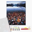 Kép 2/5 - Számfestő, számozott kifestő Kavicsos part 40 × 50 cm feszített vászon Brushme