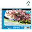 Kép 1/3 - Aquafine utazó akvarelltömb spirálos szatén HP 300 g A5 Daler-Rowney