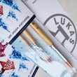 Kép 3/3 - Lukas akvarell kezdő ecsetkészlet Winter Set 3 darabos