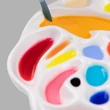 Kép 4/6 - Meeden porcelán paletta rózsa, 21 rekeszes