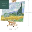 Kép 9/9 - Meeden Deluxe műtermi festőállvány, univerzális nagyméretű, görgős, bükkfa