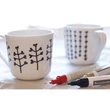 Kép 6/6 - Nerchau Porcelan Art művészfilc készlet 4 darabos Classic