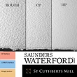 Kép 6/8 - Saunders Waterford CP természetes fehér akvarellpapír 300 g