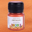 Kép 1/3 - Decola hobby akrilfesték metál réz 20 ml