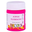 Kép 1/6 - Decola hobby akrilfesték fluoreszkáló kármin, carmine 20 ml