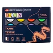 Kép 5/5 - Decola textilfesték készlet 12 × 20 ml