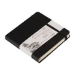 Kép 2/12 - Ladoga Academy Sketchbook fekete vázlatfüzet 140 g 12 × 12 cm
