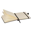 Kép 4/12 - Ladoga Academy Sketchbook fekete vázlatfüzet 140 g 12 × 12 cm