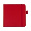 Kép 8/12 - Ladoga Academy Sketchbook piros vázlatfüzet 140 g 12 × 12 cm