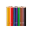 Kép 2/4 - 24 darab színes ceruza egymás mellé sorba állítva