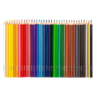 Kép 2/4 - 36 darab színes ceruza egymás mellé sorba állítva