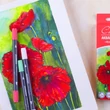 Kép 2/5 - Sonnet kétvégű akvarell ecsetfilc készlet 6 db Floral