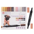 Kép 1/6 - Sonnet kétvégű alkoholos marker, filctoll állatok 12 darabos készlet