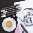 Kép 5/8 - Sonnet kétvégű alkoholos marker, filctoll szürke árnyalat 12 darabos készlet
