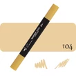 Kép 1/6 - Sonnet kétvégű alkoholos marker, filctoll 104 Green Beige