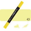 Kép 1/6 - Sonnet kétvégű alkoholos marker, filctoll 45 Canaria Yellow
