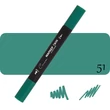 Kép 1/6 - Sonnet kétvégű alkoholos marker, filctoll 51 Dark Green