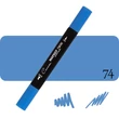 Kép 1/6 - Sonnet kétvégű alkoholos marker, filctoll 74 Bright Blue