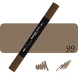 Kép 1/6 - Sonnet kétvégű alkoholos marker, filctoll 99 Dusty Brown