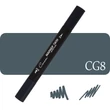 Kép 1/6 - Sonnet kétvégű alkoholos marker, filctoll CG8 Cold Grey 8