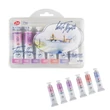 Kép 1/4 - White Nights tubusos akvarellfesték készlet Rose flowers, Rózsás virágok 6×10 ml