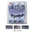 Kép 1/2 - White Nights szemcsés, granuláló akvarellfesték készlet Űr 3 × 10 ml Space