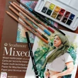 Kép 3/4 - Strathmore Velin felületű Mixed Média univerzális tömb 300 g 23 × 31 cm