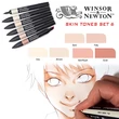 Kép 2/6 - Promarker Winsor&Newton 6 db-os bőr tónusai (skin tones) set 1 filctoll készlet