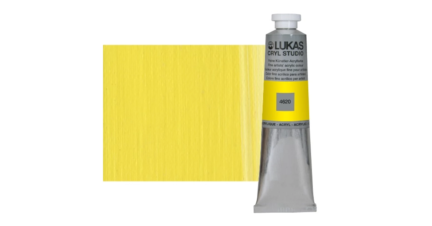 Lukas Cryl Studio Tinta acrílica Lemon Yellow (Primary) 250 ml 1 un