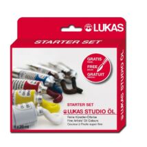 Lukas Studio olaj kezdőkészlet 6 × 20 ml ajándék ecsettel
