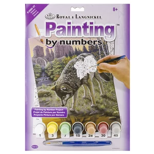 Royal Langnickel számfestő készlet Tükörkép A4