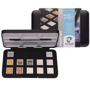 Talens Van Gogh metál akvarellkészlet 12 darabos, utazó