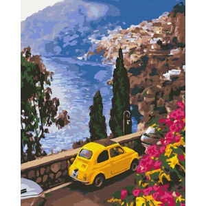 Számfestő, számozott kifestő Olasz életérzés 40 × 50 cm feszített vászon Brushme