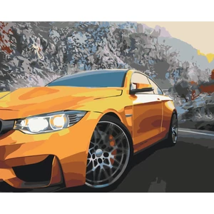 Számfestő, számozott kifestő Sziklás tájakon 40 × 50 cm feszített vászon Brushme