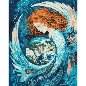 Számfestő, számozott kifestő Az Univerzum ölelése 40 × 50 cm feszített vászon
