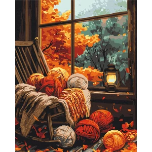 Számfestő, számozott kifestő Meghittség 40 × 50 cm feszített vászon Brushme