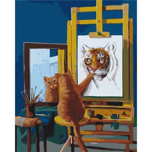 Számfestő, számozott kifestő Norman Catwell 40 × 50 cm feszített vászon Brushme