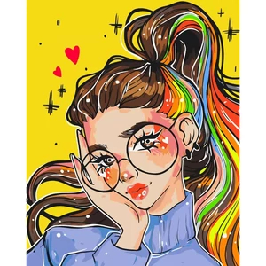 Számfestő, számozott kifestő Tündöklés 40 × 50 cm feszített vászon Brushme