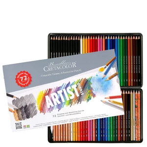 Cretacolor Artist Studio 72 db-os rajz- és vázlatkészlet arany ezüst színesceruza