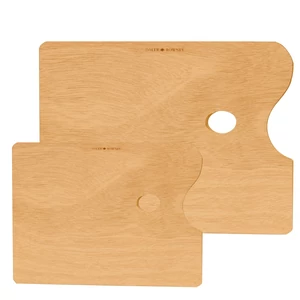 Daler-Rowney szögletes fa festőpaletta