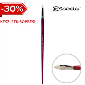 Escoda Marfil hosszúnyelű filbert szintetikus sertésszőr ecset