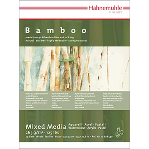 Hahnemühle Bamboo mixed media bambusz tömb 36 × 48 cm