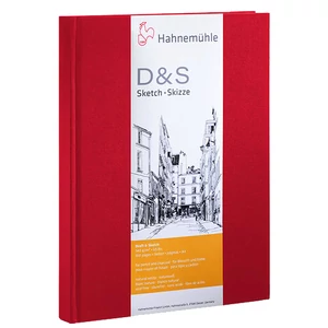 Hahnemühle D&S skicc tömb piros 140 g, A4 álló