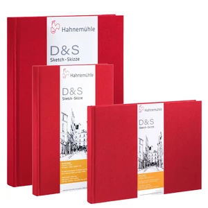 Hahnemühle D&S skicc tömb piros 140 g. 80 lap